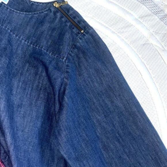 Martha Stewart Everyday Denim Top XL Cotton/Polyester Blue - Picture 6 of 10